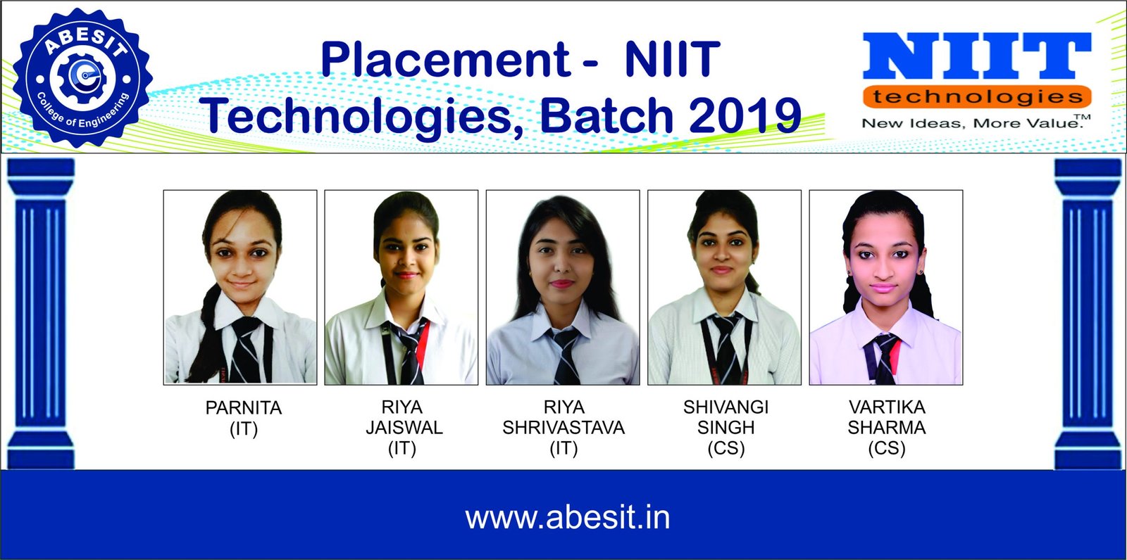 Selections in NIIT Technologies