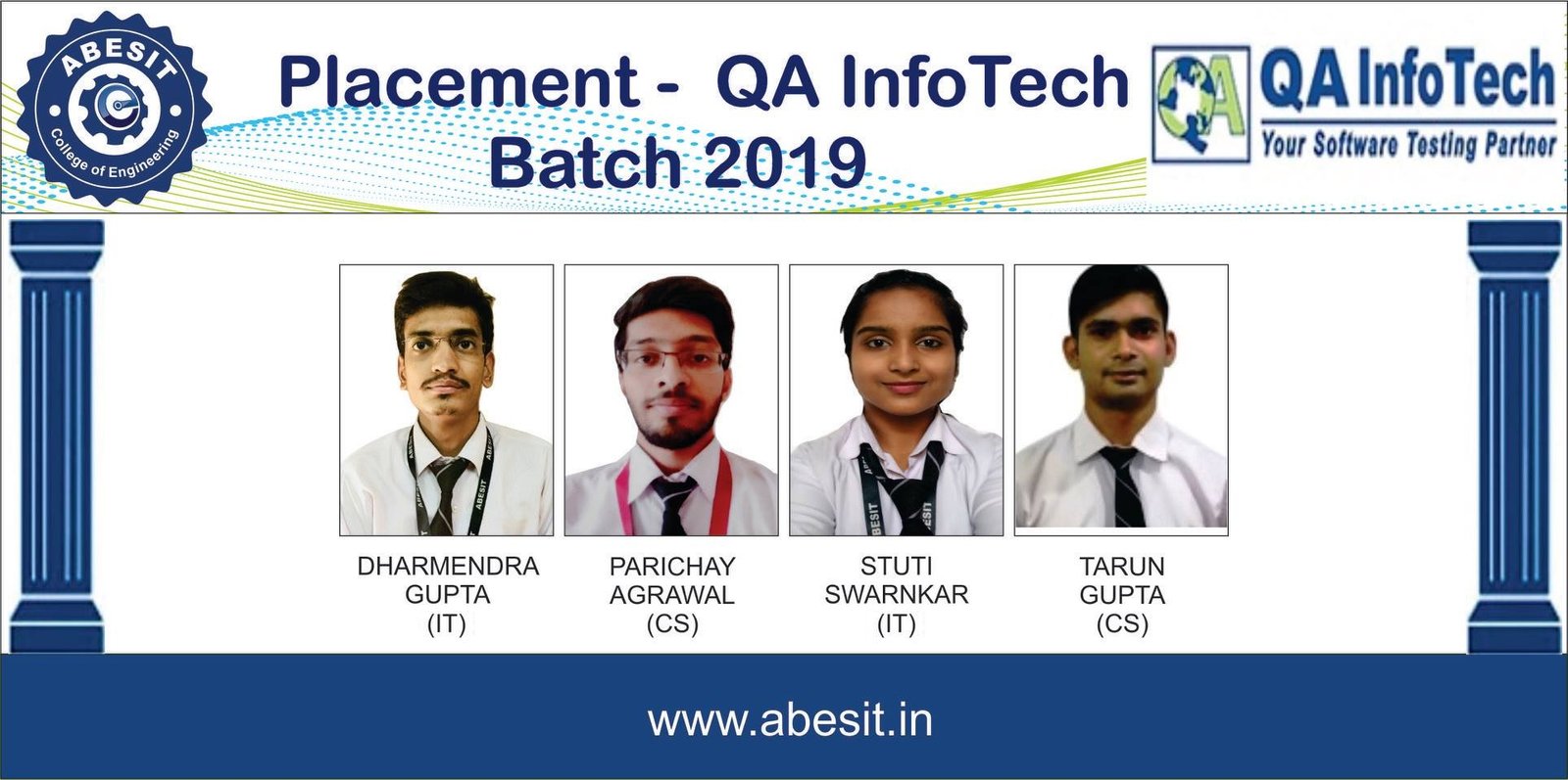 Selections in QA InfoTech
