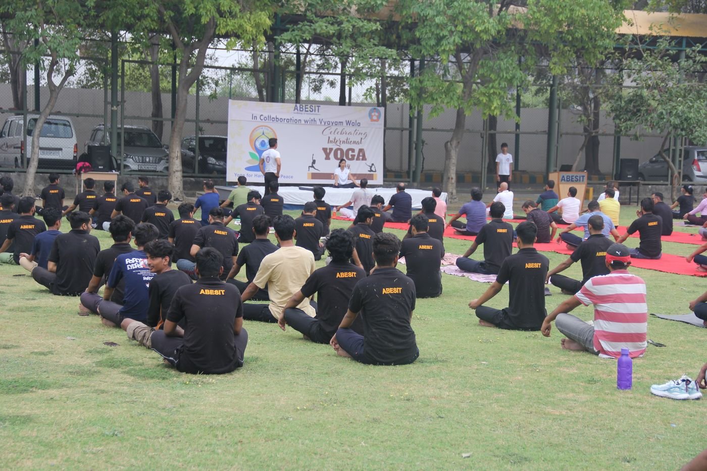 ABES Institute of Technology Celebrates International Yoga Day with Zest and Mindfulness